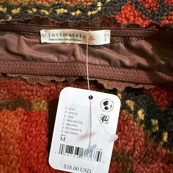 Anthropologie Chocolate Brown Lace Trim Bralette - Picture 3 of 3